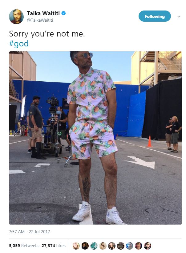 taika waititi pineapple shirt
